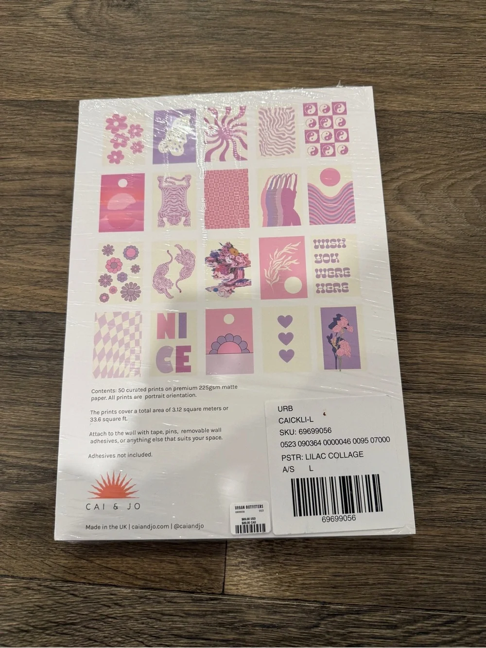 Purple Collage Kit – Create Your Own Wall Collage